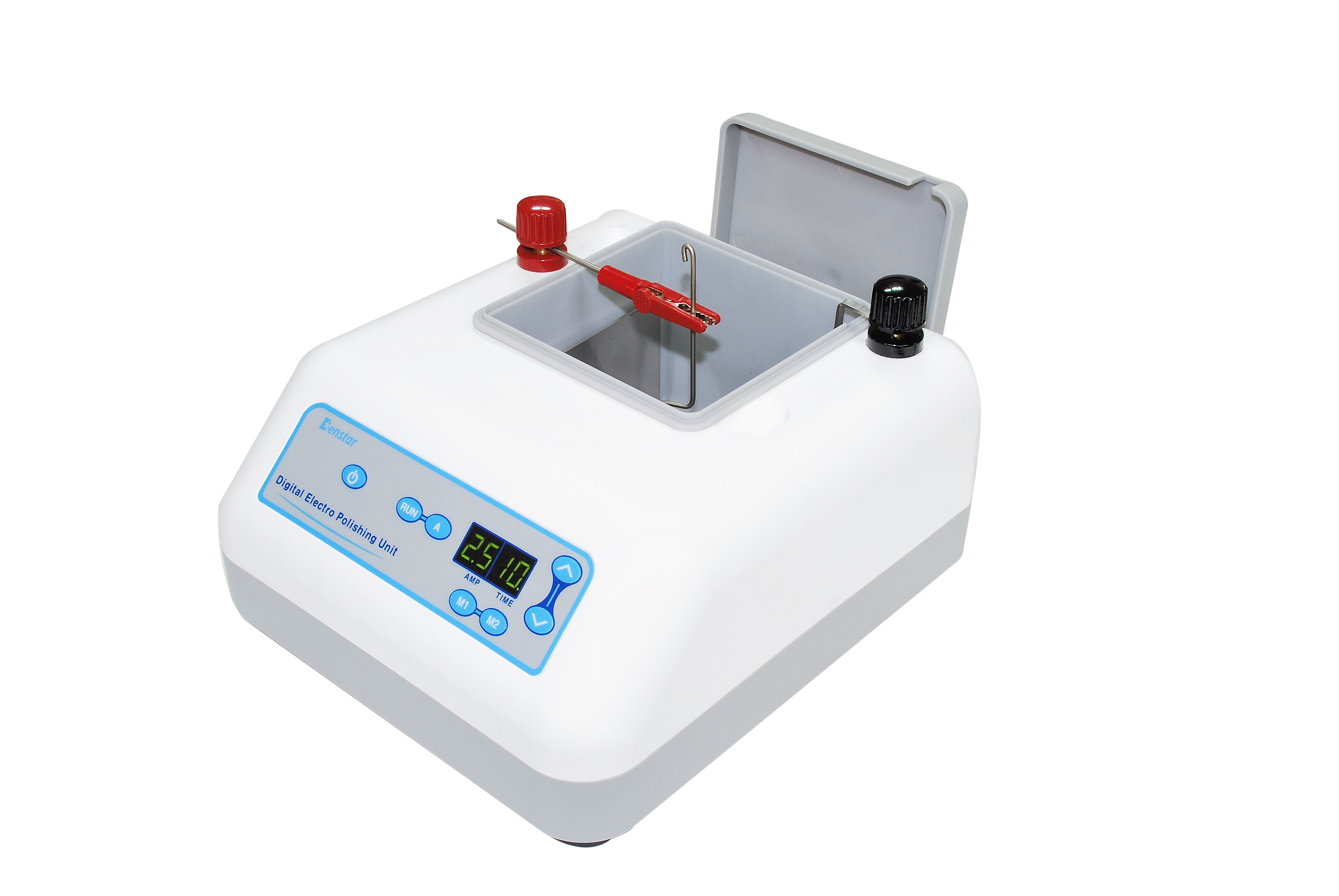 When making dentures, this unit removes impurity on metal castings like as partial frame or metal ba...